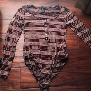 Long sleeved body suit